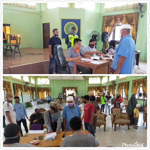 508 KK Terdampak Covid-19 di Kecamatan Pusako Siak Terima Bantuan BLT